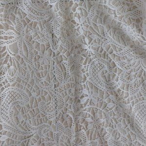 White Lace Fabric 58X108 Sewing Craft DIY Projects
